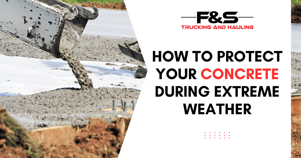 How to Protect Your Concrete During Extreme Weather