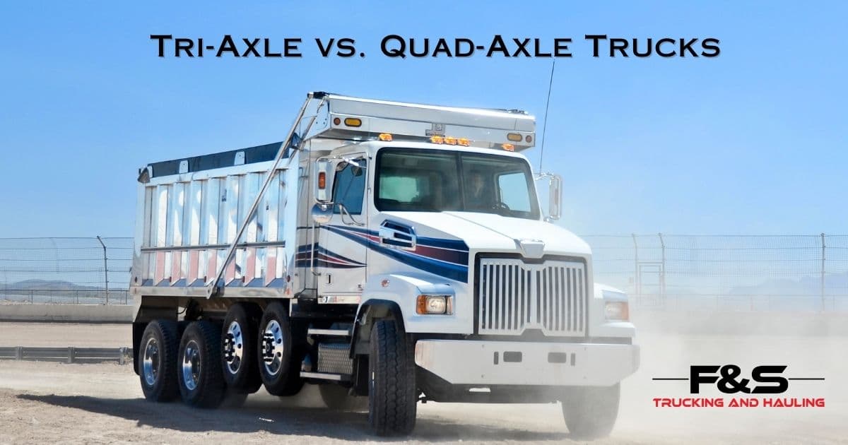 The Difference Between Tri-Axle and Quad-Axle Trucks