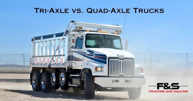 The Difference Between Tri-Axle and Quad-Axle Trucks
